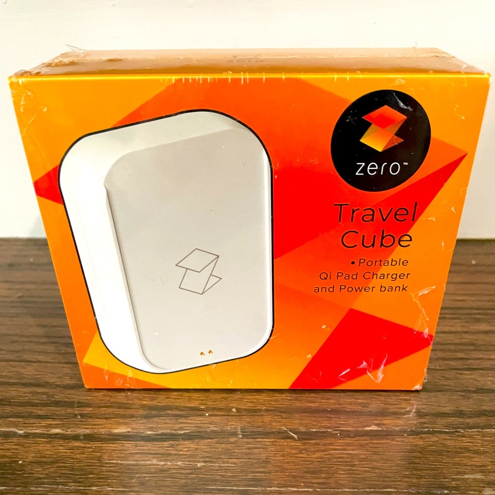 New in Plastic Wrap - Zero Travel Cube Portable Charger
